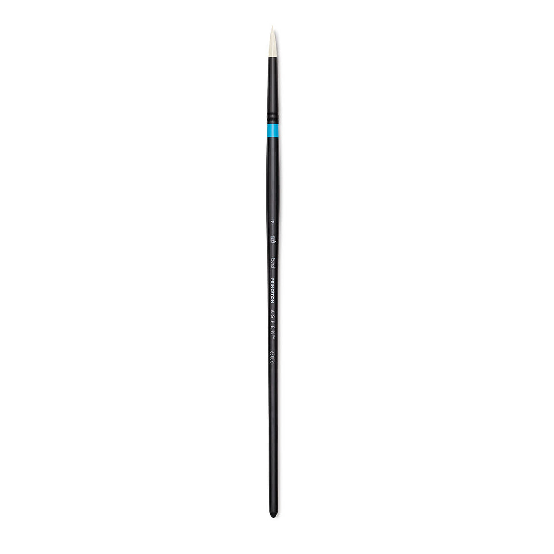 Princeton - Aspen - Level 2 - Round Paint Brush for Oil - Long Handle