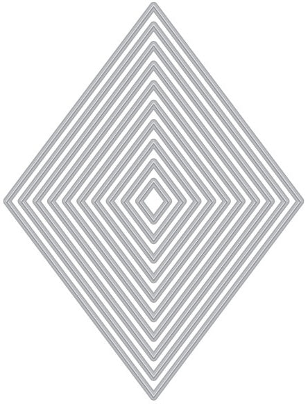 Hero Arts - Infinity Dies - Nested Diamond Shapes