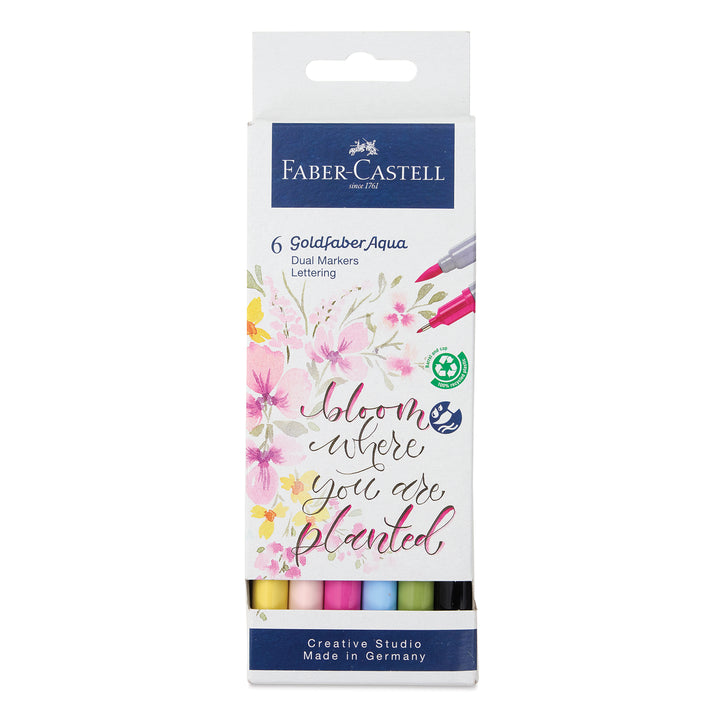 Faber-Castell - Goldfaber Aqua Dual Markers - 6 pcs