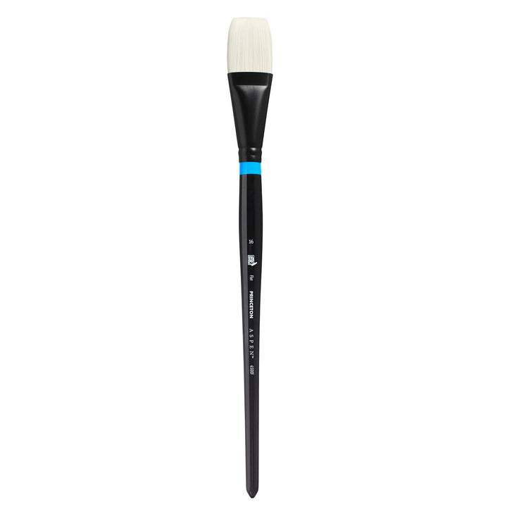 Princeton - Aspen - Level 2 - Flat Paint Brush for Oil - Long Handle