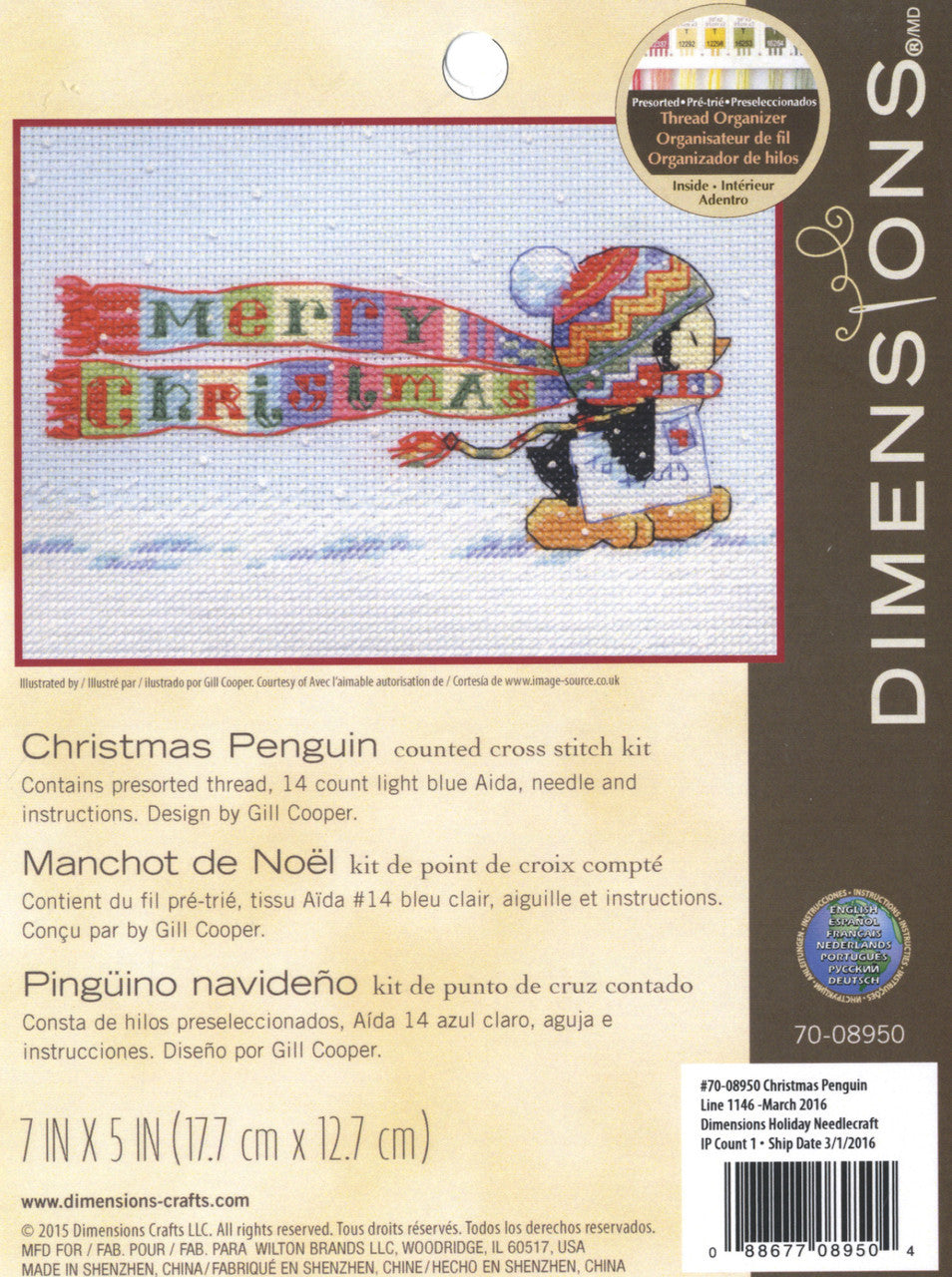 Dimensions - Cross Stitch Kit - Christmas Penguin
