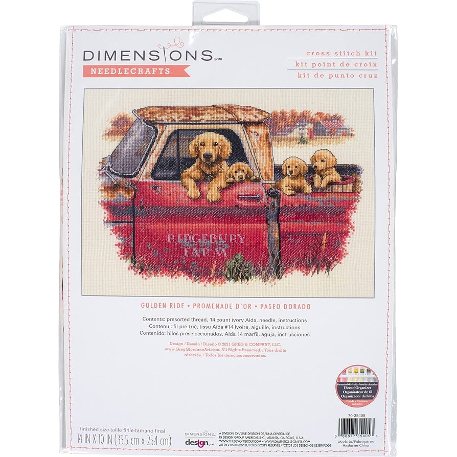 Dimensions - Cross Stitch Kit - Golden Ride