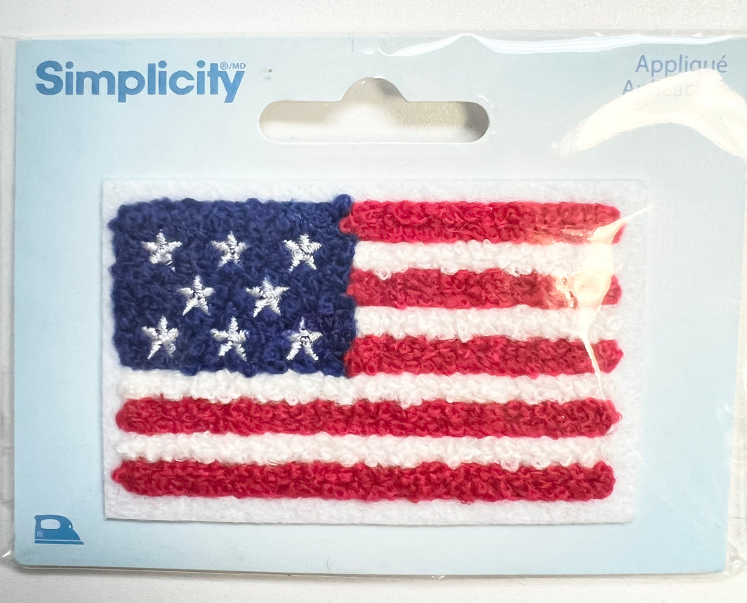 Simplicity - American Flag Applique