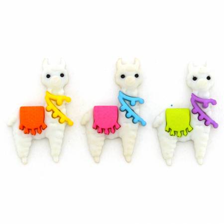 Dress it Up - Who's Your Llama? Buttons