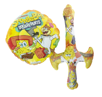 Nickelodeon - Spongebob Squarepants Inflatable Sword & Shield