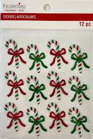 Recollections - Candy Cane Repeat Stickers