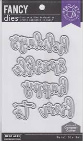 Hero Arts - Fancy Dies - Holiday Words