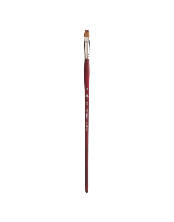 Princeton - Velvetouch - Level 2 Bright Paint Brush for Acrylic - Long Handle - Series 3900
