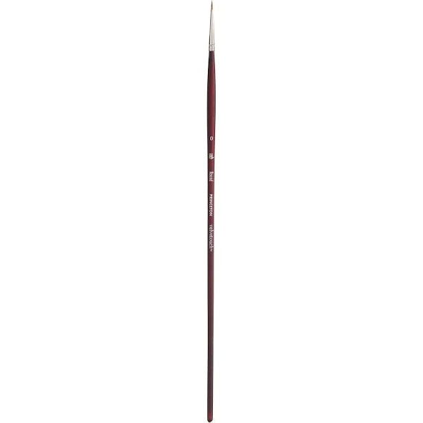 Princeton - Velvetouch - Level 2 Round Paint Brush for Acrylic - Long Handle - Series 3900