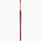 Princeton - Velvetouch - Level 2 Filbert Paint Brush for Acrylics - Long Handle - Series 3900
