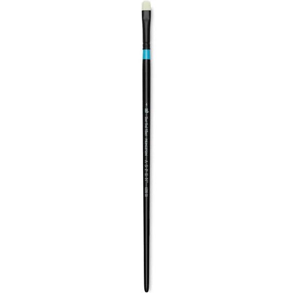 Princeton - Aspen - Level 2 - Short Filbert Paint Brush for Oil - Long Handle