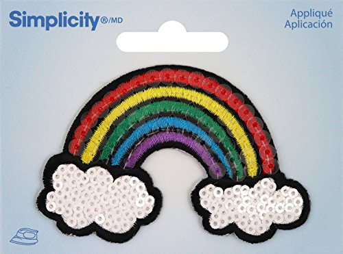 Simplicity - Rainbow Sequin Applique