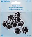 Simplicity - Paw Prints Applique