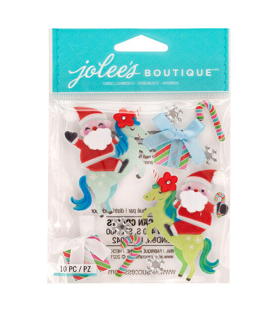 Jolee's Boutique - Santa and Unicorns Stickers