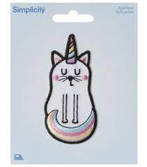 Simplicity - Unicorn Cat Applique