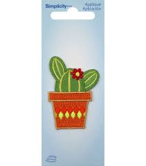 Simplicity - Cactus Pot Applique