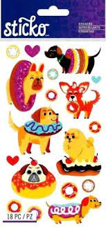 Sticko - Dogs & Donuts Stickers