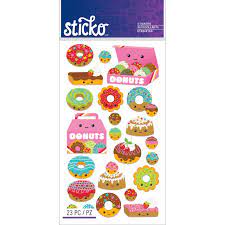 Sticko - Donut Characters Stickers