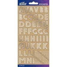 Sticko - Kraft Marquee Foil Stickers