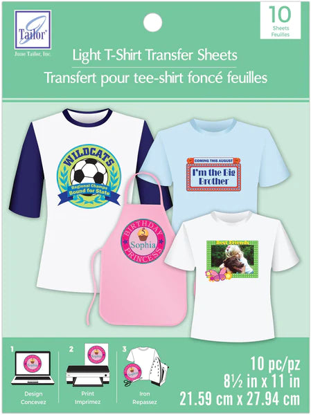 June Tailor - Light T-Shirt Transfer Sheets