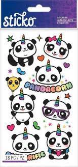 Sticko - Pandacorn Stickers