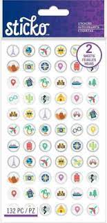 Sticko - Tiny Travel Icon Stickers