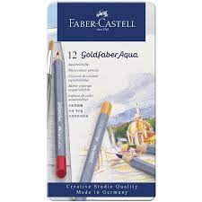 Faber-Castell - Goldfaber Aqua Watercolor Pencils - 12 pc